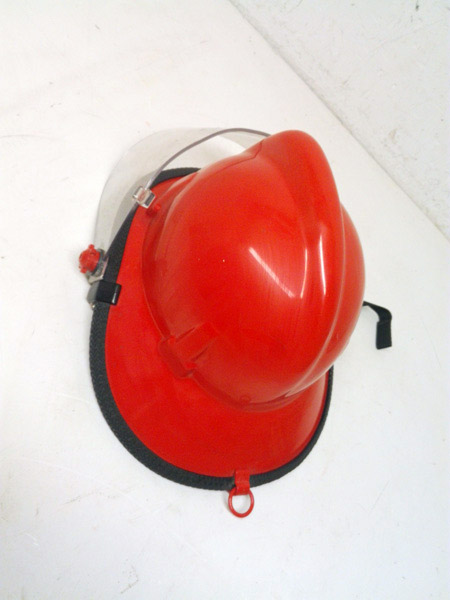 casco bombero seguridad plastico 18x26.5x33 1u